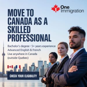Bilingual skilled professionals immigrating to Canada outside Quebec using English and French